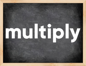 3 forms of the verb multiply