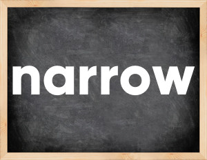 3 forms of the verb narrow