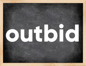 3 forms of the verb outbid