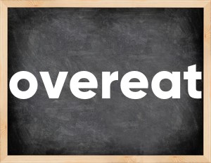 3 forms of the verb overeat