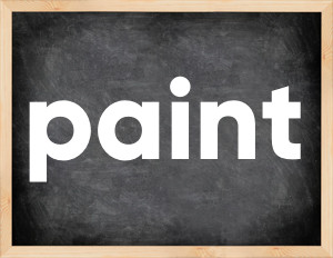3 forms of the verb paint