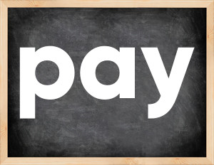 3 forms of the verb pay