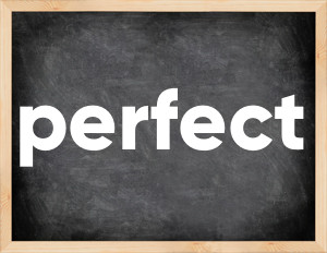 3 forms of the verb perfect
