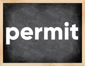 3 forms of the verb permit