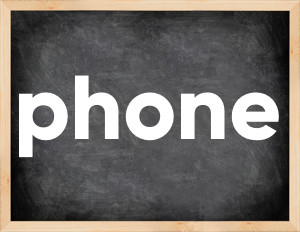3 forms of the verb phone