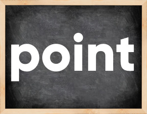 3 forms of the verb point