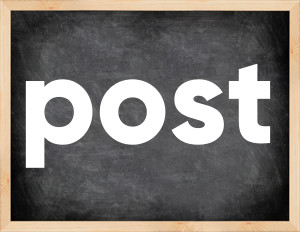 3 forms of the verb post