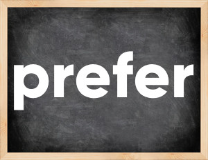 3 forms of the verb prefer