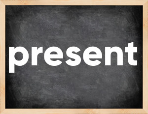 3 forms of the verb present