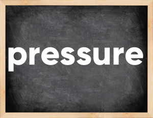 3 forms of the verb pressure