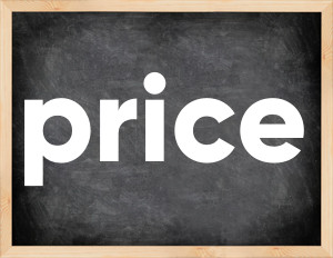 3 forms of the verb price