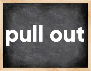 3 forms of the verb pull out