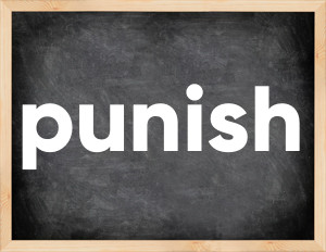 3 forms of the verb punish