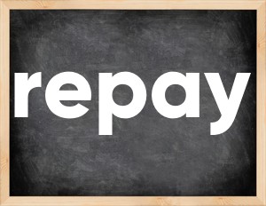3 forms of the verb repay