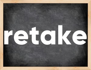 3 forms of the verb retake