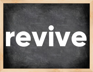 3 forms of the verb revive