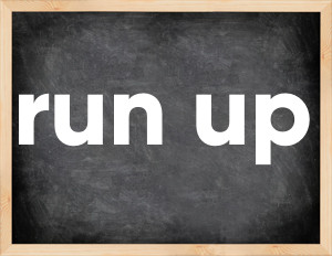 3 forms of the verb run up