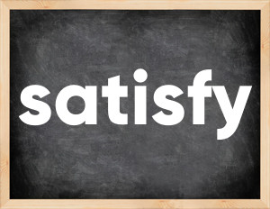 3 forms of the verb satisfy