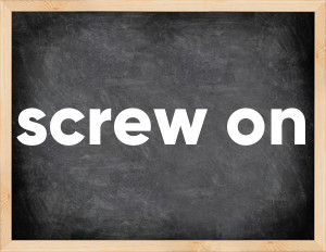3 forms of the verb screw on
