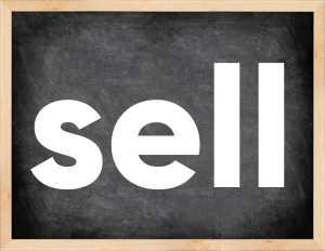3 forms of the verb sell