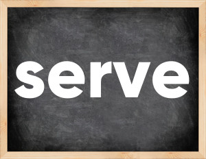 3 forms of the verb serve