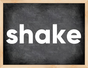 3 forms of the verb shake