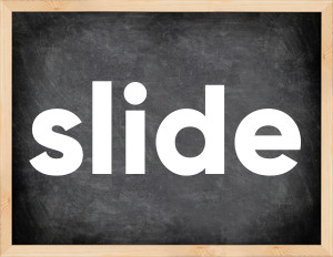 3 forms of the verb slide