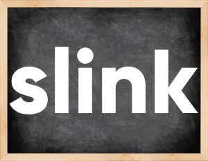 3 forms of the verb slink