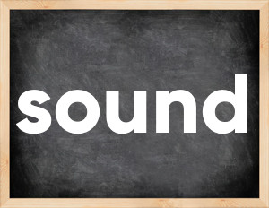 3 forms of the verb sound