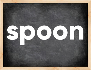 3 forms of the verb spoon