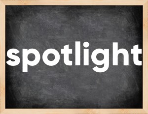 3 forms of the verb spotlight