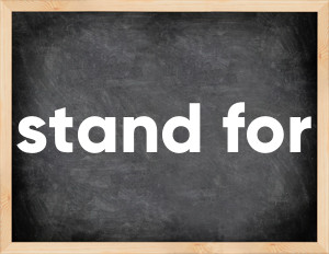 3 forms of the verb stand for