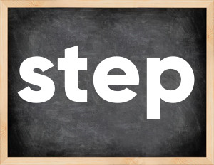 3 forms of the verb step