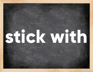 3 forms of the verb stick with