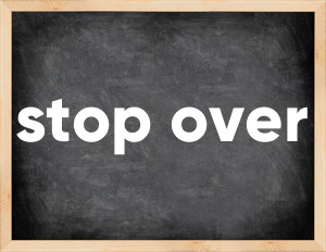 3 forms of the verb stop over