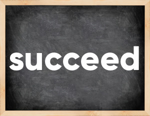 3 forms of the verb succeed