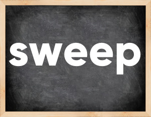 3 forms of the verb sweep