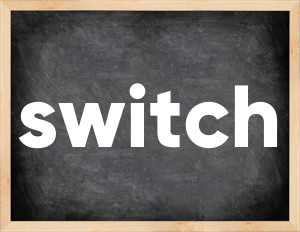 3 forms of the verb switch