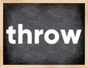 3 forms of the verb throw
