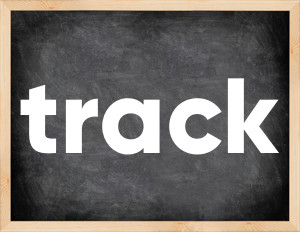 3 forms of the verb track