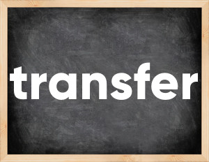 3 forms of the verb transfer