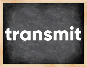 3 forms of the verb transmit