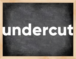 3 forms of the verb undercut