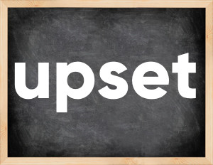3 forms of the verb upset