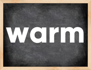 3 forms of the verb warm