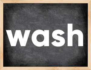 3 forms of the verb wash
