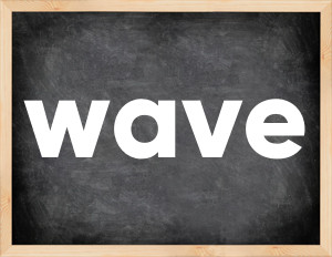 3 forms of the verb wave