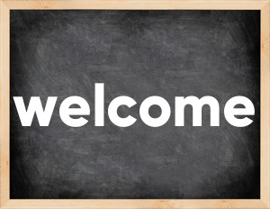 3 forms of the verb welcome