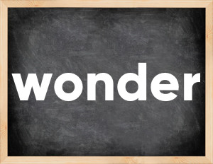3 forms of the verb wonder